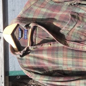 Nautica heavy flannel button down shirt.